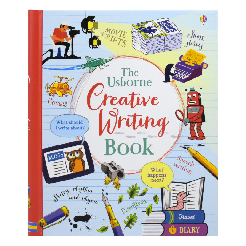 Usborne Creative writing book 尤斯伯恩 创意写作笔记本 英语早教绘本 亲子互动益智图书 8+岁 英文原版 - 图3