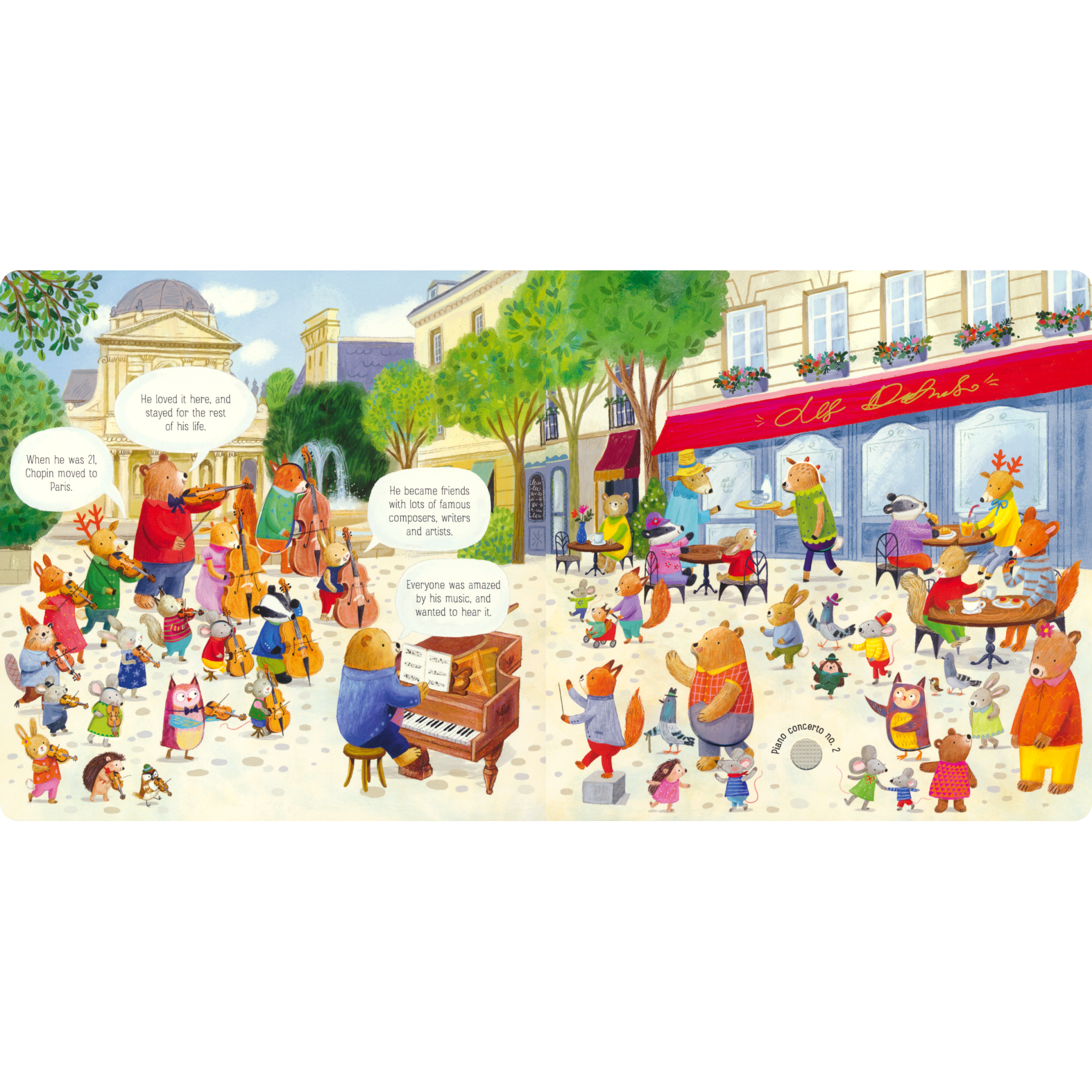Usborne Sound Books 尤斯伯恩 幼儿音乐发声书 动物园 丛林 花园 晚安轻音乐 儿歌童谣 英语启蒙 事物认知 亲子互动 英文原版图书