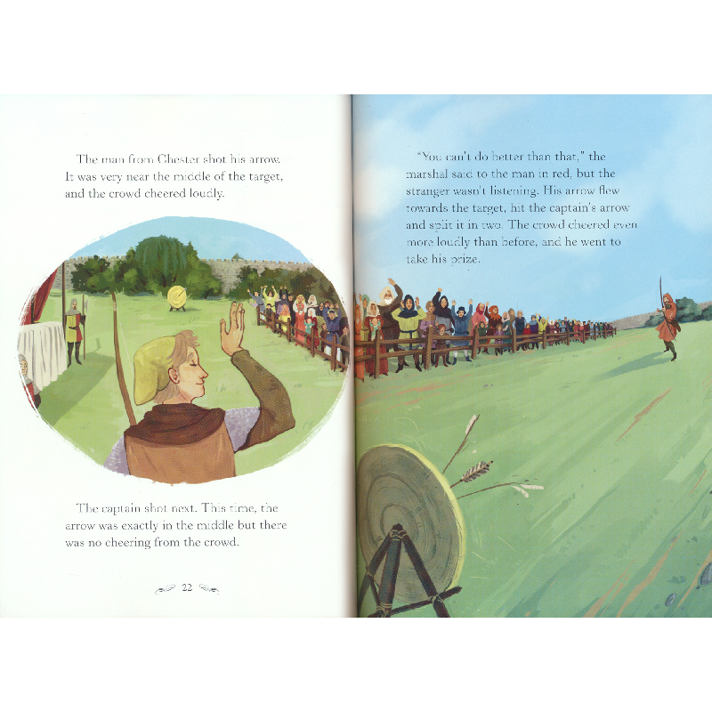 Usborne English Readers Level 2 Robin Hood and the Silver Arrow 尤斯伯恩 分级阅读2级 侠盗罗宾汉  经典英语故事 英文原版