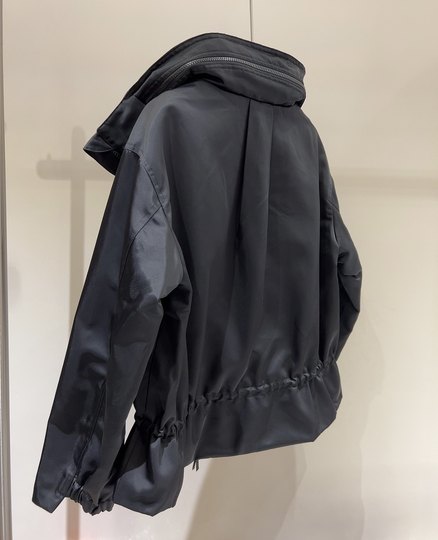 酷飒姐姐！篙级感双口袋立领夹克短外套女小众设计黑色冲锋衣外套