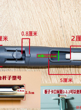 拖布杆替换拖把配件接件塑料轻松头家用懒人耐用万向快速衔接旋