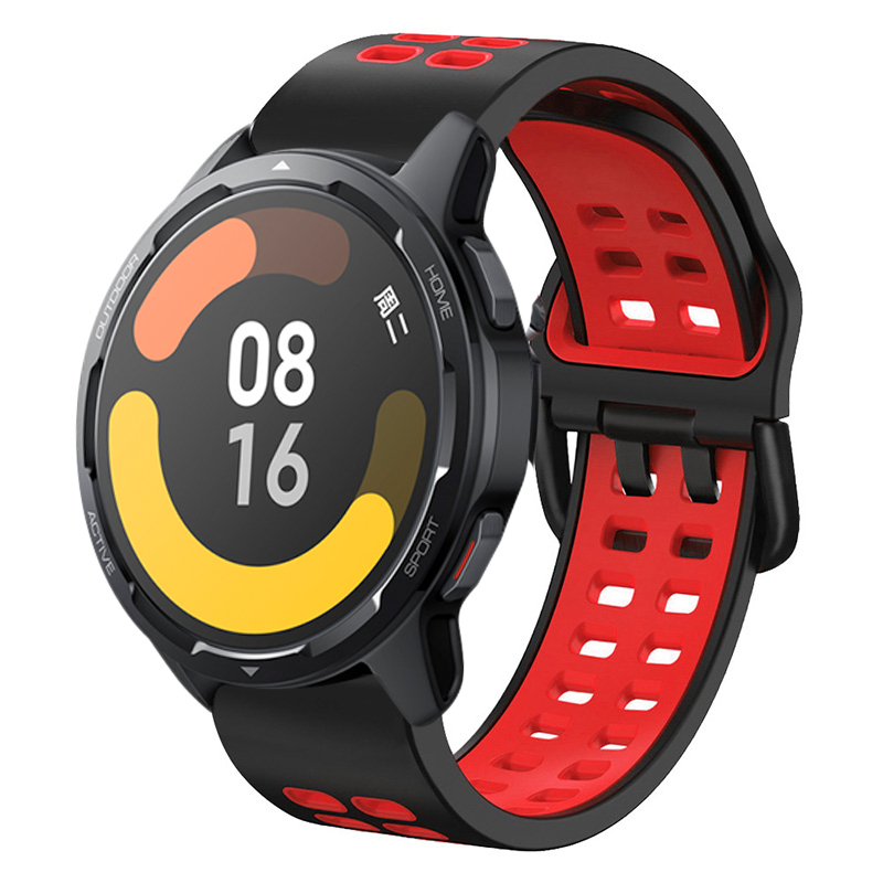 适用华米小米color/2智能手表硅胶表带watchS1运动版Amazfit GTS3/2 pro GTR 3/2运动Ticwatch Pro适用非原装 - 图1