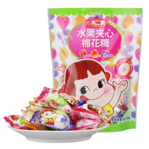 不二家棉花糖水果夹心混合口味糖