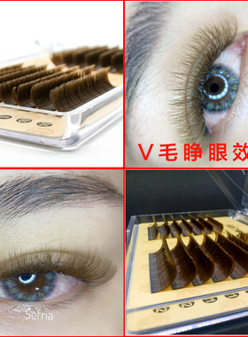 圣菲纳005轻纱燕尾dv型假睫毛