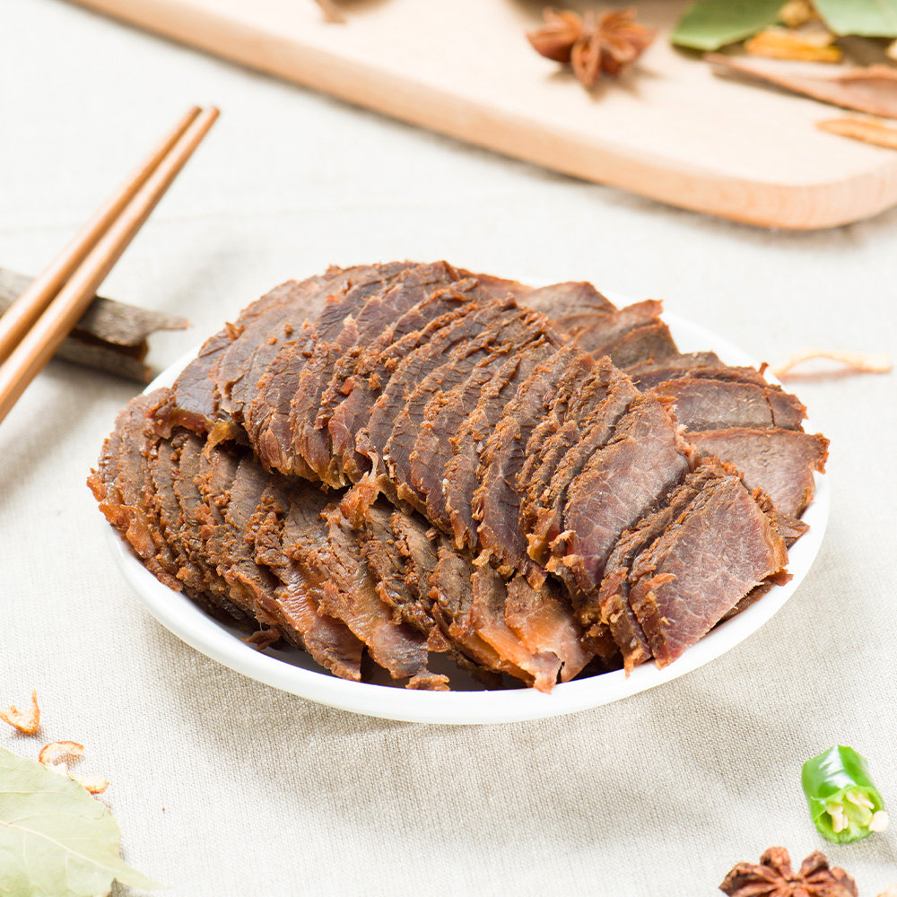 【黄教授】干切牛肉熟食真空酱牛肉250g卤味即食南京特产食品美食