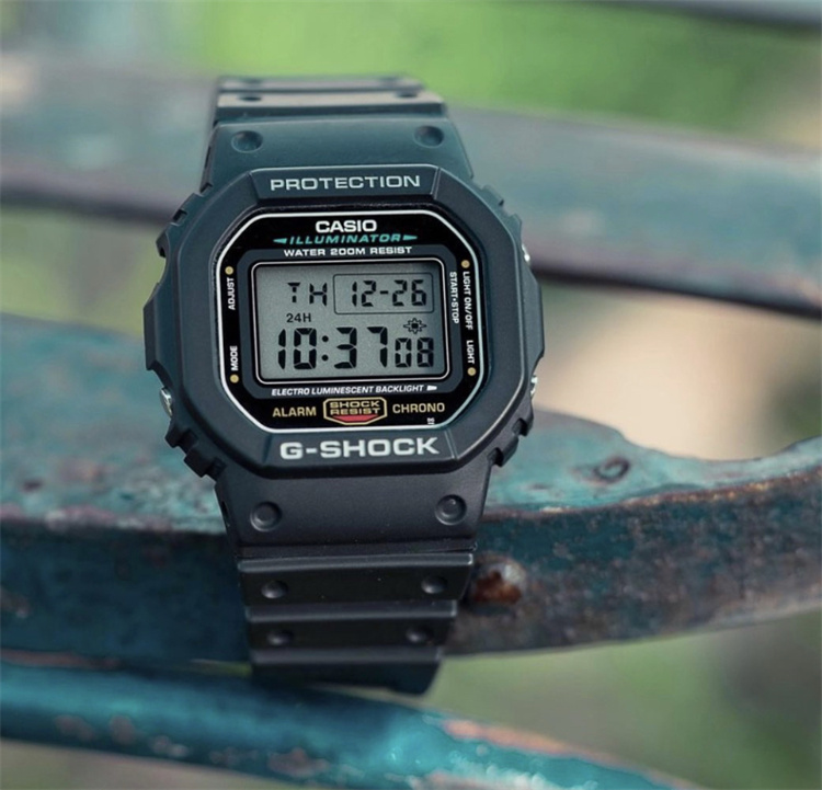 卡西欧G-SHOCK方块DW-5600BB/HR/SB/SK/GW-M5610/E-1A/7/MS手表-图0