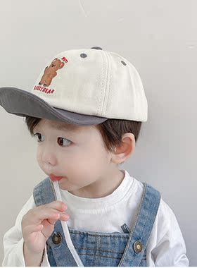 可爱超萌婴幼儿男宝女宝鸭舌帽