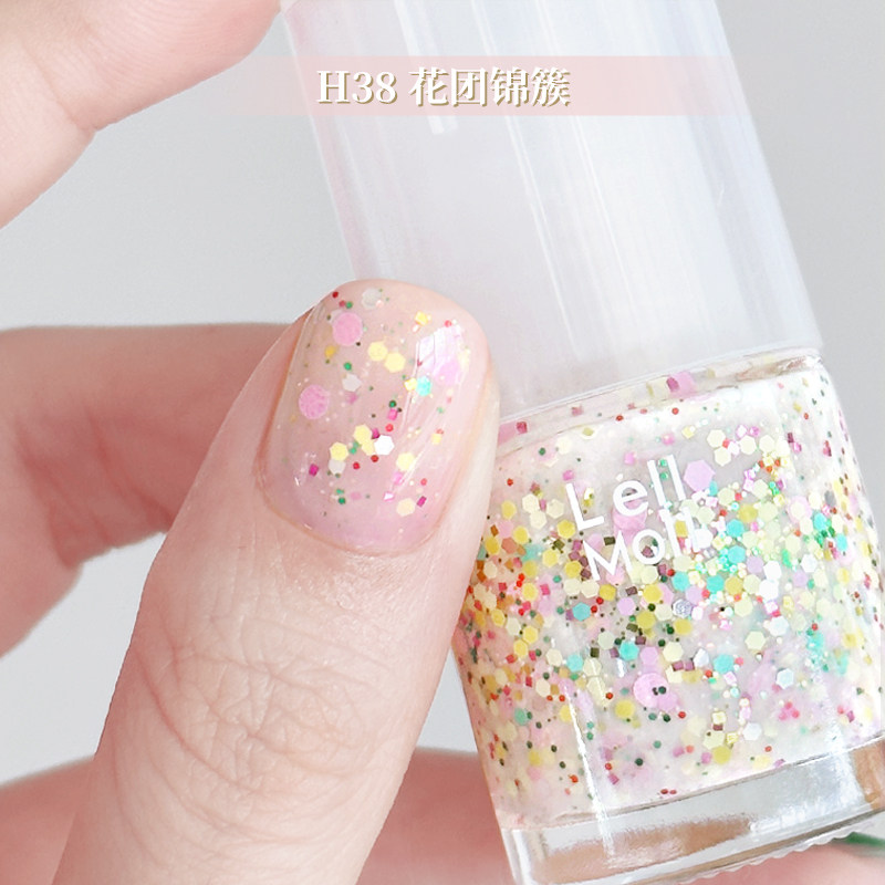 Lelmol细闪/偏光/亮片指甲油2025新款免烤亮闪闪爆闪金色银色极光,淘宝优惠券,粉丝福利购,淘宝优惠卷