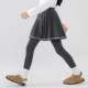 Girls' winter leggings skirt children's fake two-piece culottes