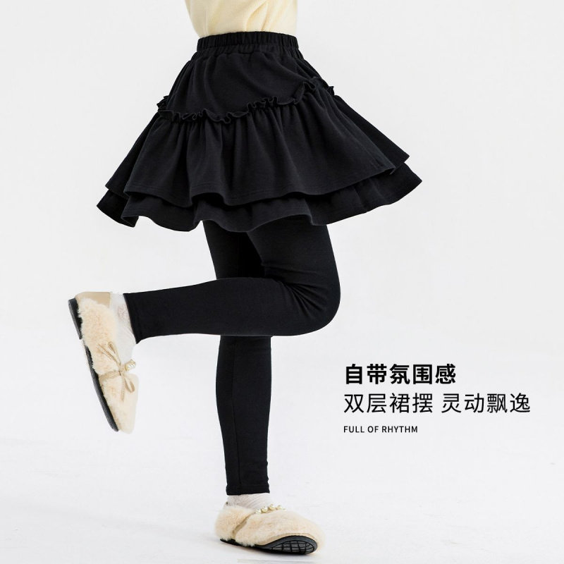 女童加绒打底裤冬季新款儿童假两件裙裤外穿中大童一体绒加厚裤裙,淘宝优惠券,粉丝福利购,淘宝优惠卷