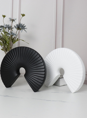 创意工艺品扇形样板房树脂简约