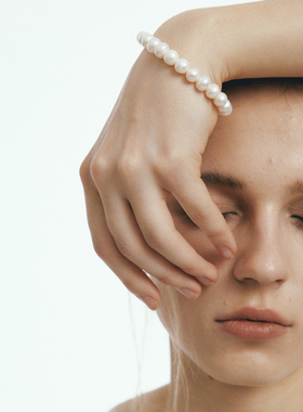 Riverine Adara「初澈」基础款淡水珍珠手串首饰S925纯银银饰手链