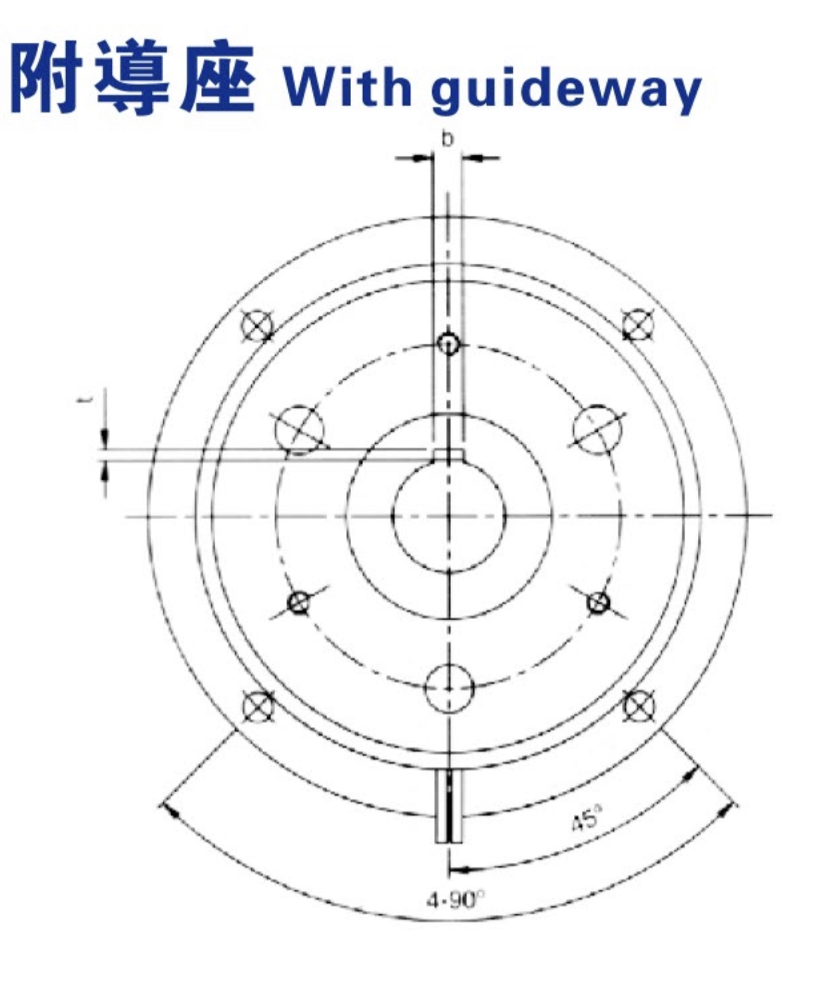 电磁式离合器刹车器制动器内轴承式附导座单片干式 BL-B2-5 DC24V - 图1