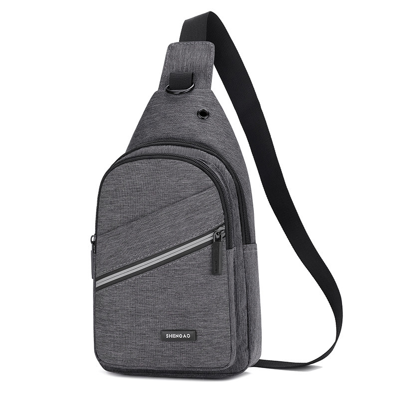 牛津布胸包男士休闲帆布斜挎包 特婷莫莉男士包袋