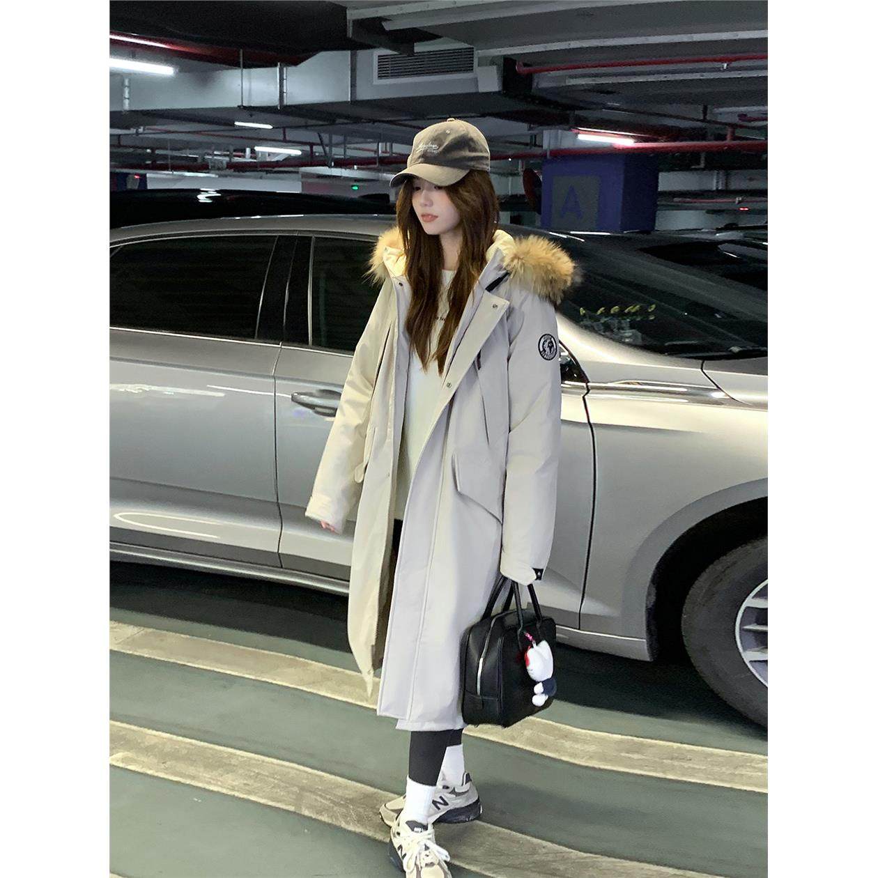 2025冬季新款棉服女中长款过膝工装棉袄大码加厚宽松冬装棉衣外套,淘宝优惠券,粉丝福利购,淘宝优惠卷