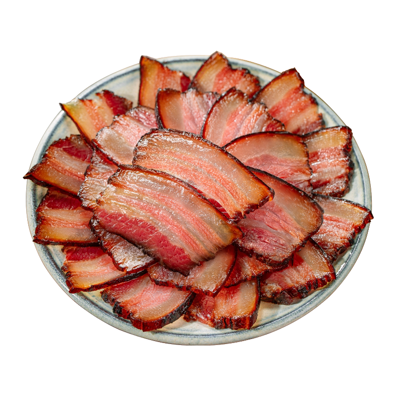 蜀腊记 四川特产腊肉正宗农家自制老烟熏肉五花肉5斤腊肠非湖南