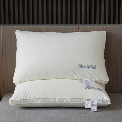 全棉枕芯家用护颈椎枕头成人助睡眠超柔低枕宿舍枕酒店抗菌枕