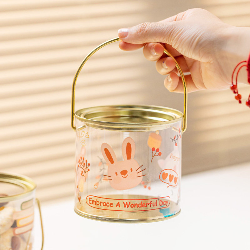 糖果罐糖罐子可爱零食收纳密封罐小创意手提曲奇饼干储存盒桶,淘宝优惠券,粉丝福利购,淘宝优惠卷