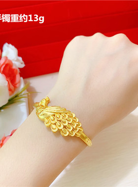 吊坠项链孔雀套装锁骨链女