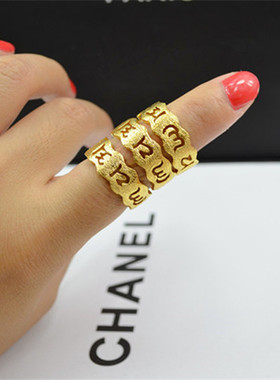 金店同款欧币仿真金梵文一套黄金