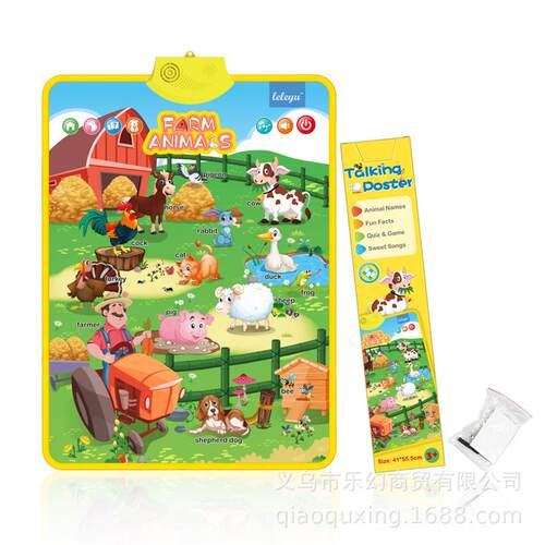Electronic English Alphabet Wall Chart Talking ABC Letters - 图1