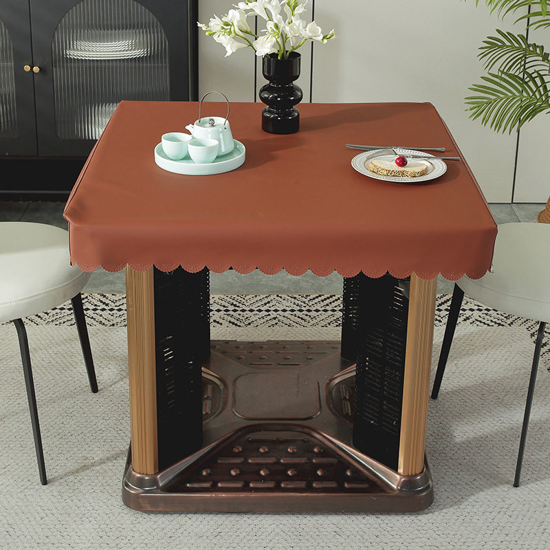 烤火桌皮罩电暖炉皮套防油防水防尘罩正方形皮套长方形桌布皮罩套,淘宝优惠券,粉丝福利购,淘宝优惠卷
