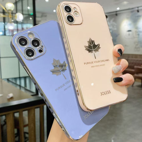 适用VIVO Y300T Y300i S20Pro 6D枫叶壳X200Pro精孔Y37防摔X100Pro电镀壳Y200I S19手机套X60Pro保护壳Y76 - 图2