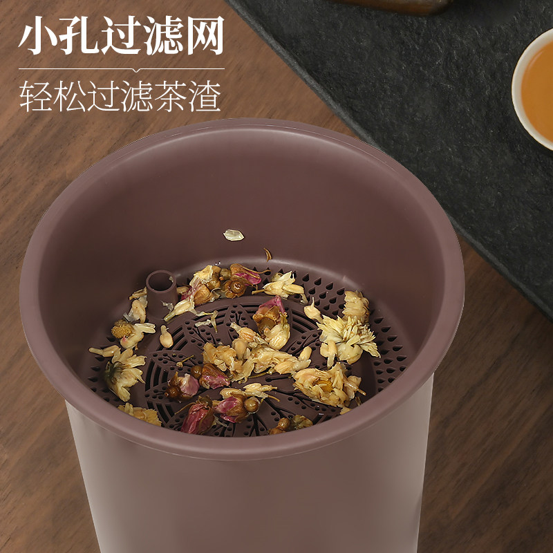 垃圾桶茶渣桶带过滤网倒茶叶废水干湿分离茶水桶茶具小号家用厨房,淘宝优惠券,粉丝福利购,淘宝优惠卷