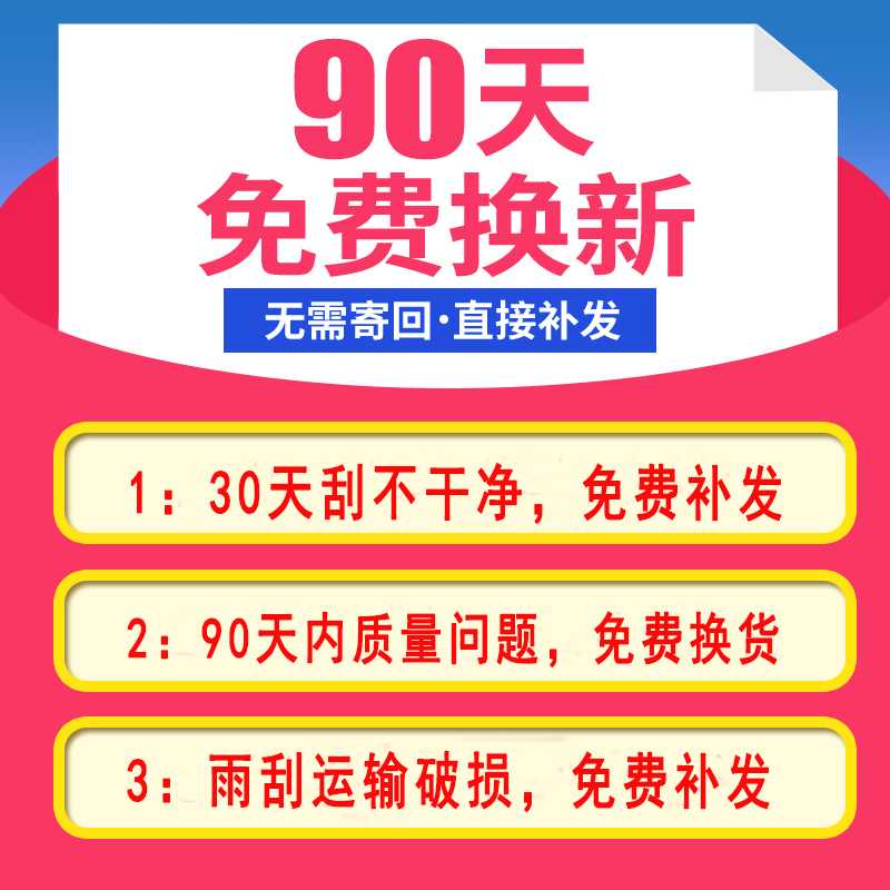 适广汽传祺GA3S雨刮器原装原厂胶条传奇视界汽车无骨雨刮条雨刷片 - 图3