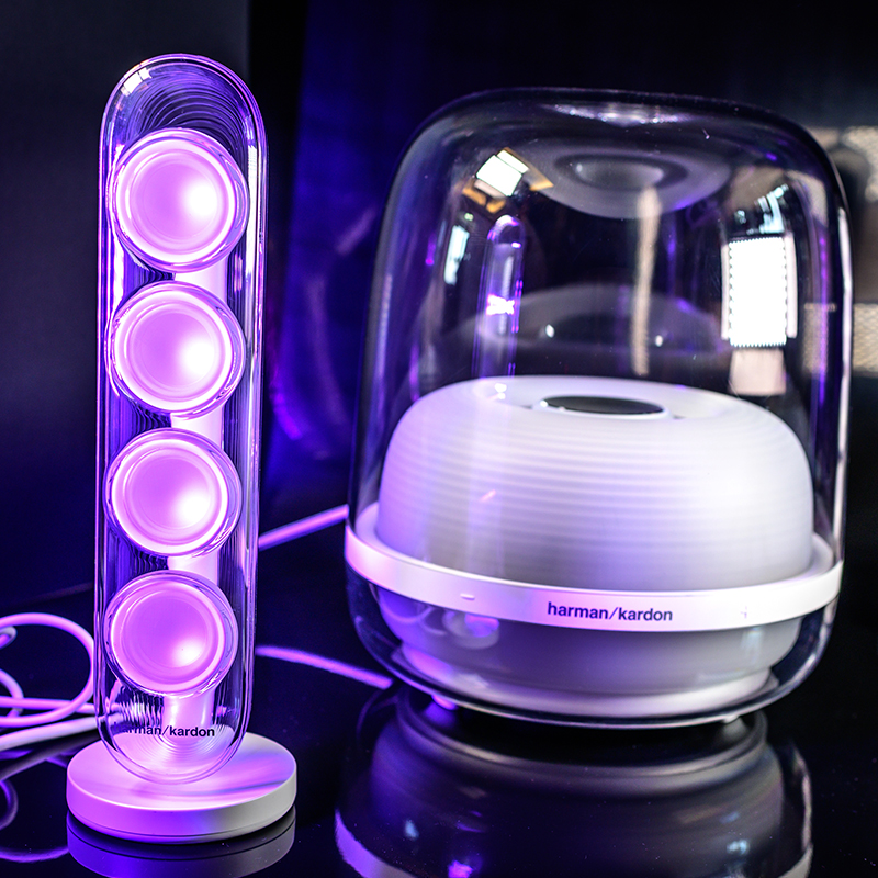 harmankardon海外旗舰店哈曼卡顿SoundSticks4水晶4代蓝牙音箱2.1声道家用多媒体电脑音响1