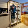 Guangzhou cycling suit helmet display cabinet adjustment and assembly metal
