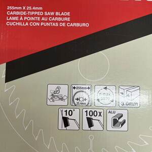 makita牧田正品原装10寸255mm铝合金切割片切铝片锯铝多功能锯片
