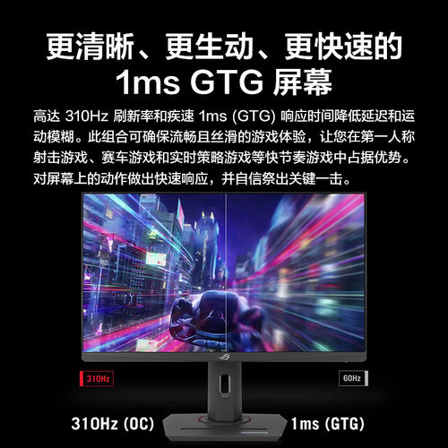 华硕 ROG 绝梦25 XG259CMS 24.5英寸显示器310Hz 电竞显示器 - 图0
