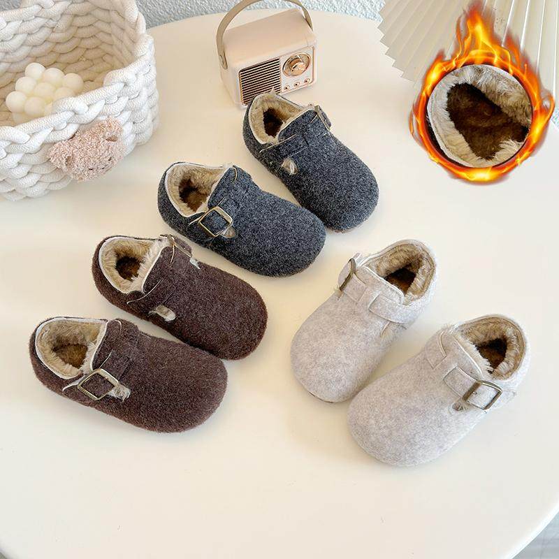 女童棉鞋2025冬季新款儿童加绒保暖美式复古保暖鞋公主宝宝勃肯鞋,淘宝优惠券,粉丝福利购,淘宝优惠卷