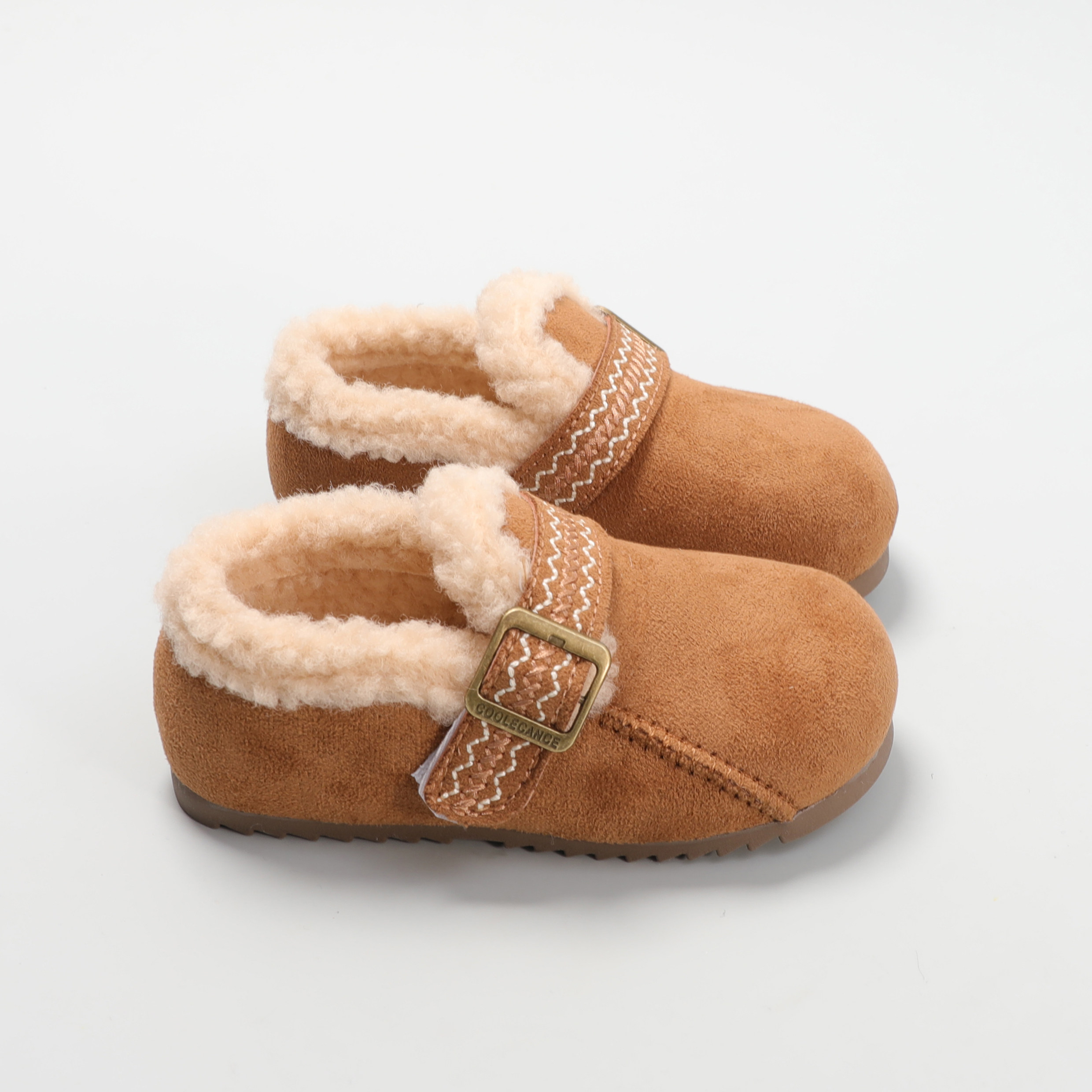 女童加绒棉鞋2025冬季新款儿童加厚保暖百搭勃肯鞋女孩软底豆豆鞋,淘宝优惠券,粉丝福利购,淘宝优惠卷