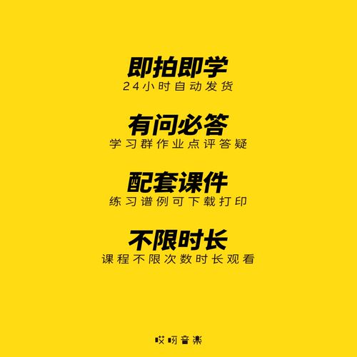 哎呀音乐吉他和弦乐理系统教程 133天入门到精通视频课 niko小烨 - 图3