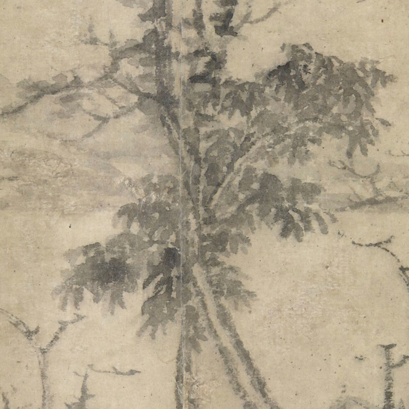 元代倪瓒秋林野兴图微喷打印宋元传统山水画临摹画稿复制原大画心,淘宝优惠券,粉丝福利购,淘宝优惠卷