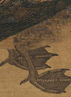 鸭图北宋赵佶临摹画稿底稿画心