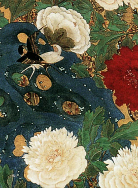 明代陈嘉选 玉堂富贵图 微喷打印古代花鸟画临摹画稿复制画心
