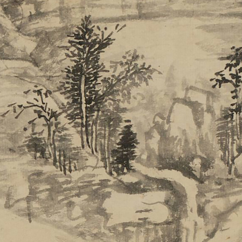 元代黄公望 洞庭奇峰图 高清微喷宋元山水画临摹绢布画心宣纸画心,淘宝优惠券,粉丝福利购,淘宝优惠卷