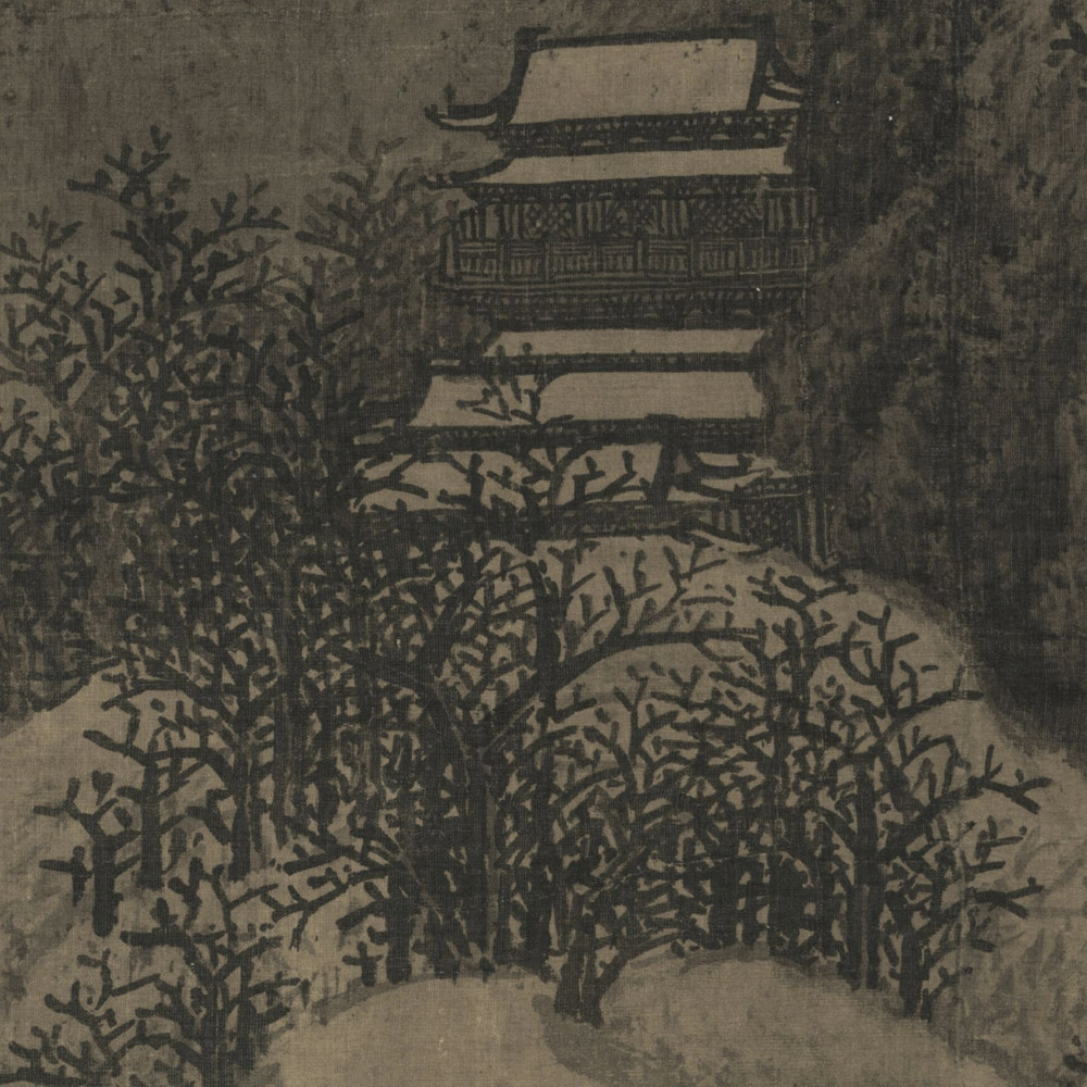 北宋范宽雪景寒林图高清微喷画稿临摹复制山水国画丝绢宣纸画心,淘宝优惠券,粉丝福利购,淘宝优惠卷