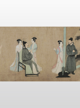 韩熙夜宴图古代人物学习临摹范本