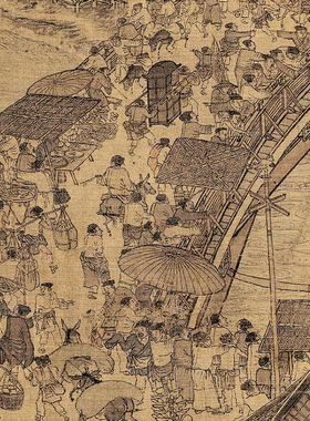 北宋张择端清明上河图卷微喷画心