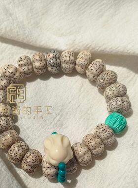 熊酱情侣菩提可爱原创文玩