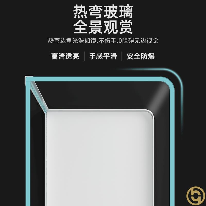 鱼缸客厅小型2021新款沙发边网红家用落地现代轻奢庭全封闭简约高
