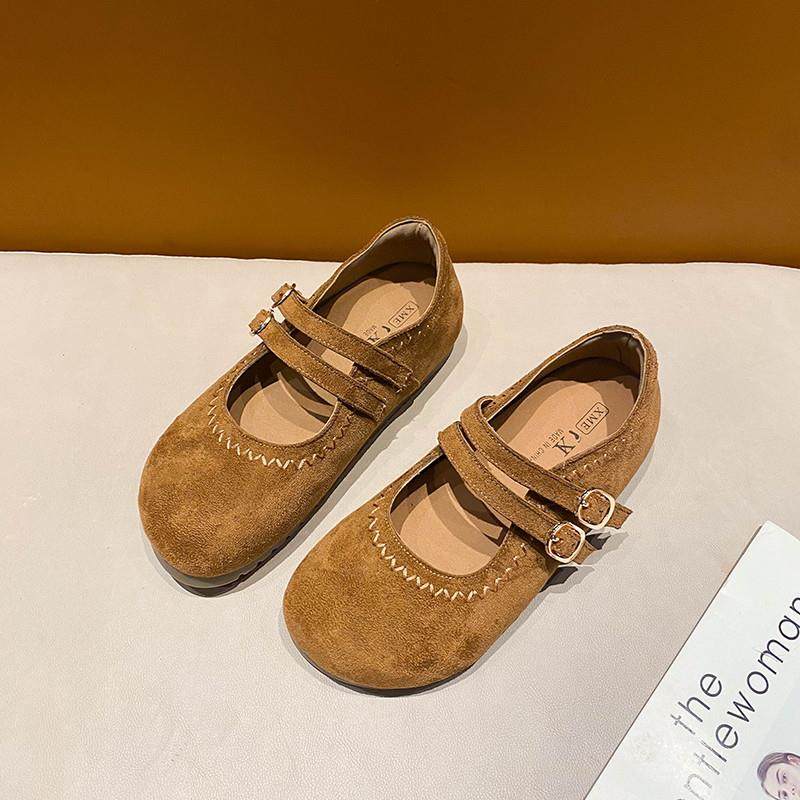 春秋磨砂皮玛丽珍勃肯鞋女2026新款温柔百搭浅口平底搭扣单0121z,淘宝优惠券,粉丝福利购,淘宝优惠卷