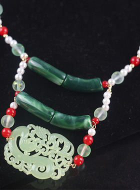 亚克力仿珍珠女性战国