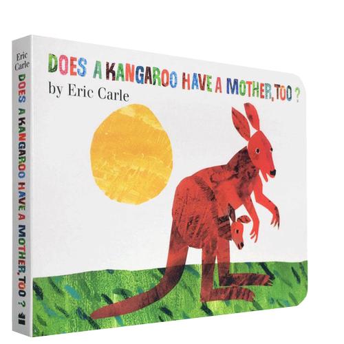 Eric Carle:Does a Kangaroo Have a Mother Too? 袋鼠也有妈妈吗？廖彩杏推荐 Eric Carle英文原版绘本 纸板书 奇宝图书 - 图0