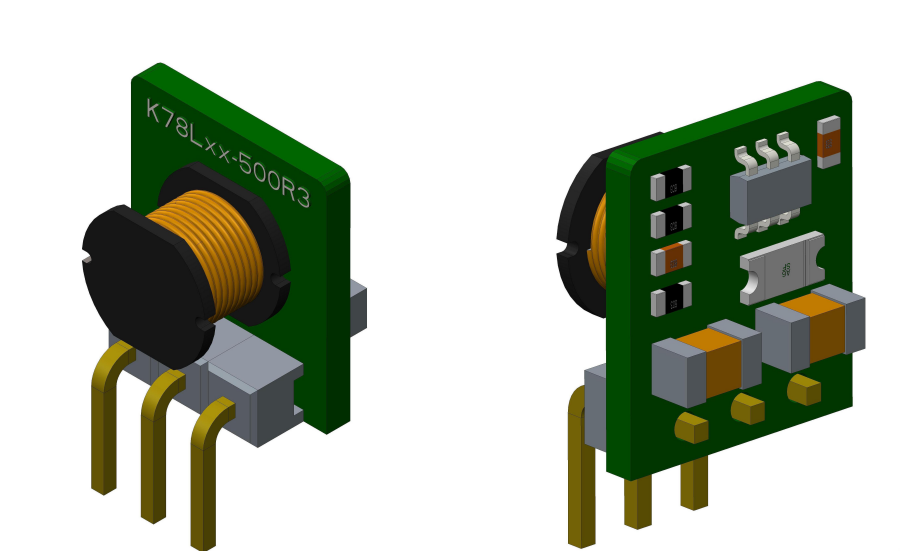 K78L05-500R3金升阳DC-DC非隔离电源模块6.6-36V转5V0.5A可直拍