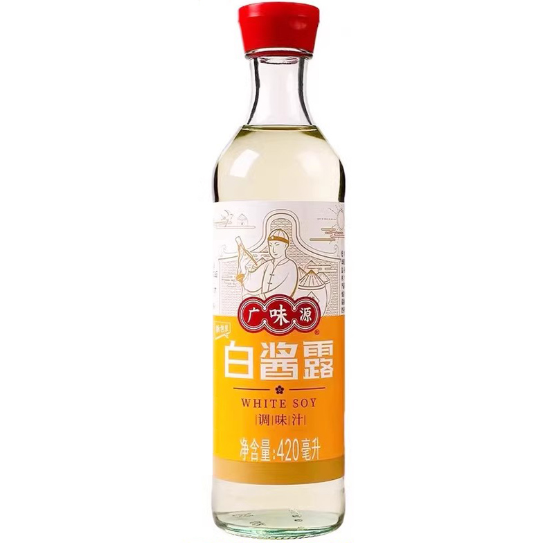 广味源白酱露白酱油腌菜无色透明酱油白生抽白汤酱油调味料420ml - 图3